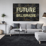 Future Billionaire Canvas Wall Art-ChandeliersDecor