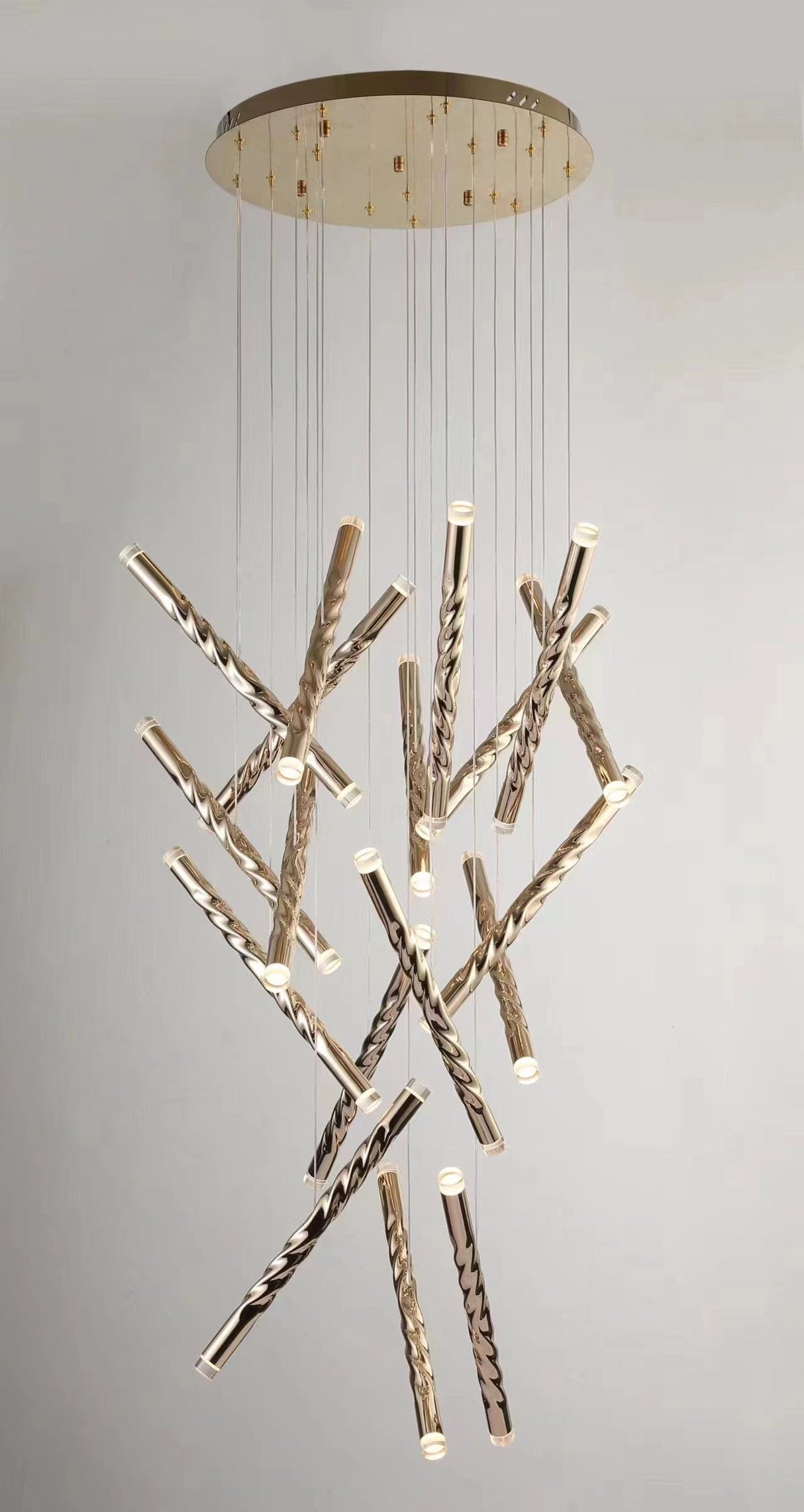 Genesis Staircase Chandelier – Illuminate Your Space-ChandeliersDecor