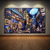 Gentlemans Club Canvas Wall Art-ChandeliersDecor