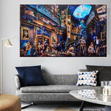 Gentlemans Club Canvas Wall Art-ChandeliersDecor