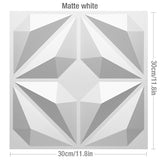 Star Geometric 3D Wall Panel for House Wall Renovation