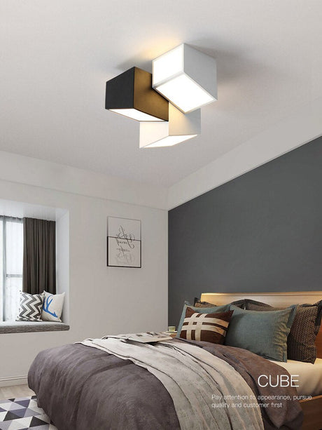 Geometric Ceiling Light for Bedroom-ChandeliersDecor