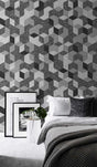 Geometric Impressions Wallpaper Mural-ChandeliersDecor.com