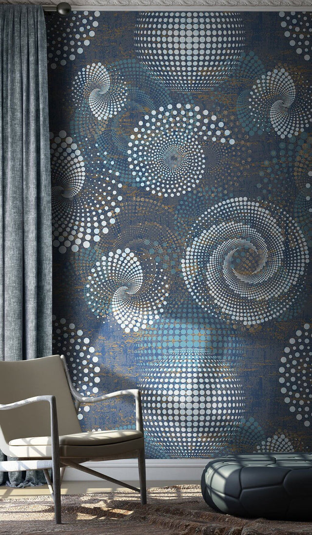 Geometric Insight Wallpaper Mural-ChandeliersDecor.com
