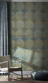Geometric Moon Glow Wallpaper Mural-ChandeliersDecor.com