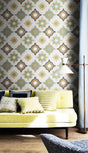 Geometric Morrocon Wallpaper Mural-ChandeliersDecor.com