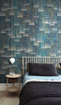 Geometric Rain Drops Wallpaper Mural-ChandeliersDecor.com