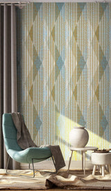 Geometric Triangles Wallpaper Mural-ChandeliersDecor.com