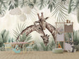 Giraffe Love Wallpaper Mural: Transform Your Space-ChandeliersDecor.com