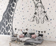 Giraffe Peek a Boo - Kids Room Wallpaper Mural-ChandeliersDecor