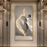 Girl Dance Art LED Wall Lamp for Interior Decoration-ChandeliersDecor