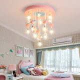 Girls Merry Go Roond Horses Ceiling Light | Kids Room Decor Lights-ChandeliersDecor