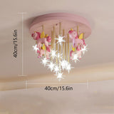 Girls Merry Go Roond Horses Ceiling Light | Kids Room Decor Lights-ChandeliersDecor