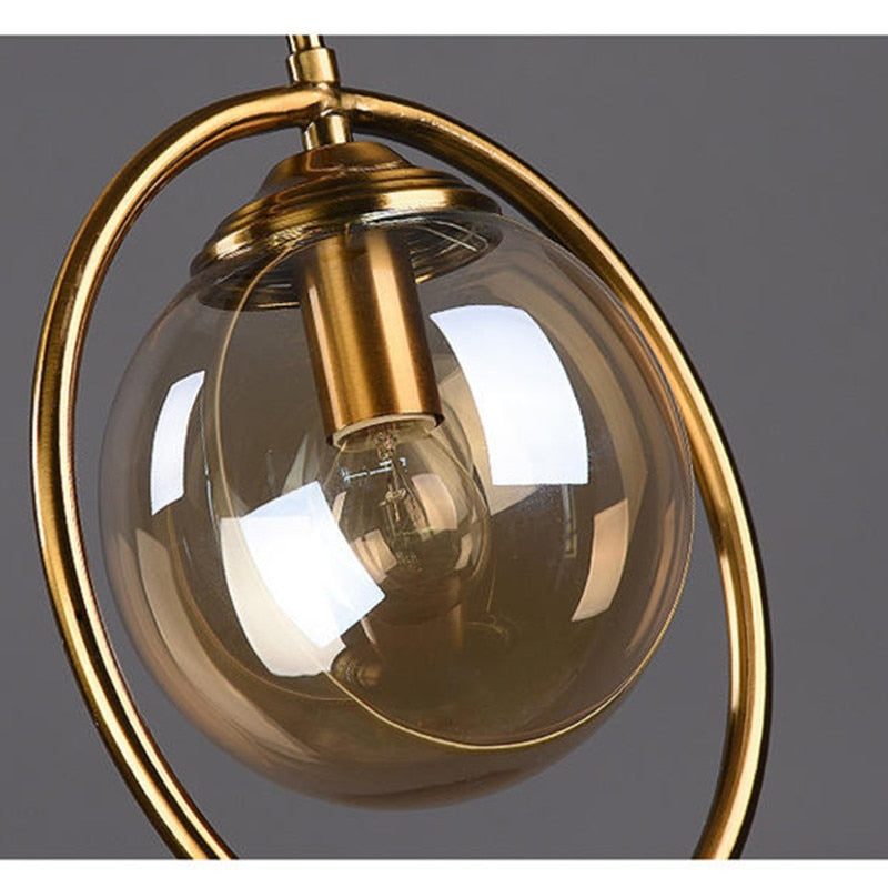 Glass Ball Chandelier: Elegant Pendant Lamp Light-ChandeliersDecor