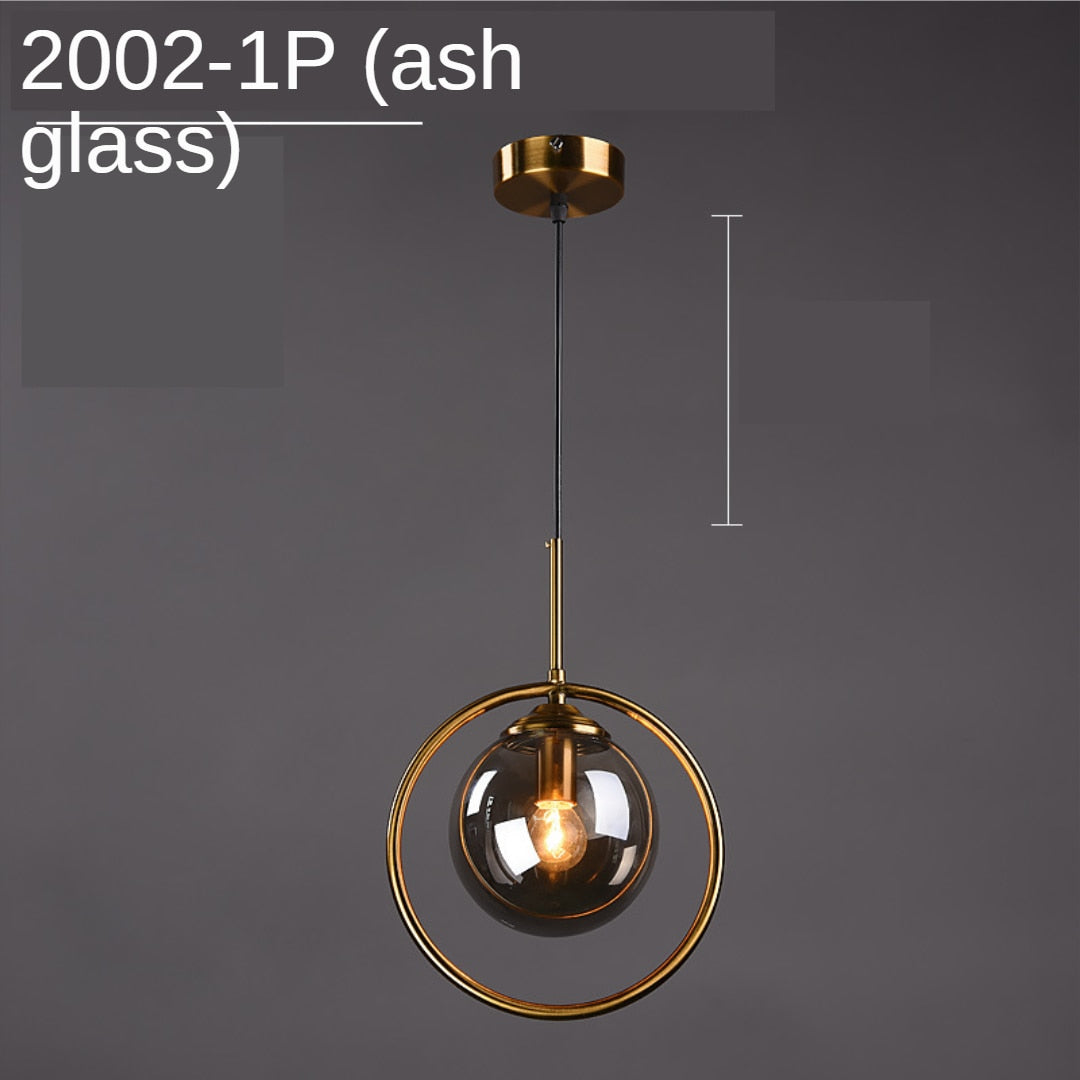 Glass Ball Chandelier: Elegant Pendant Lamp Light-ChandeliersDecor