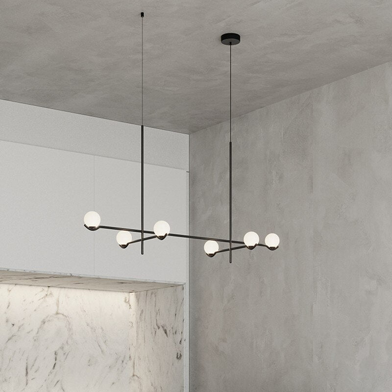 Glass Ball Hanging Light: Stylish Lighting Solution-ChandeliersDecor