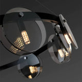 Glass Chambers LED Chandelier - Modern Elegance in Every Detail-ChandeliersDecor