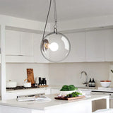 Glass Globe LED Hanging Light Chandelier-ChandeliersDecor