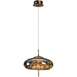 Glass Net Long Line Pendant Chandelier Lights-ChandeliersDecor