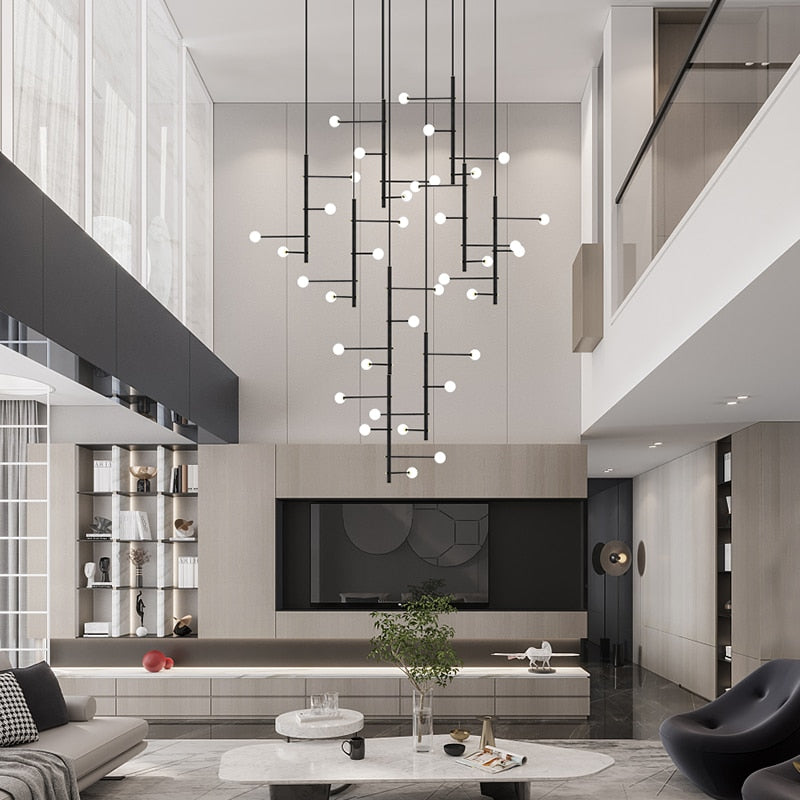 Globe Stems Chandelier: Exquisite Lighting Fixture-ChandeliersDecor