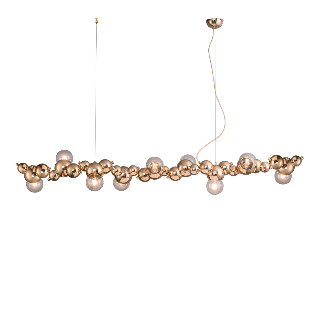 Globes Lustre Chandelier: Elegant and Radiant Lighting-ChandeliersDecor