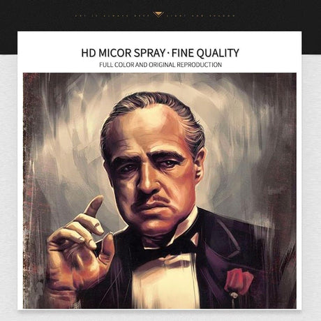 Godfather Poster - Classic Movie Memorabilia Limited Edition Wall Art-ChandeliersDecor