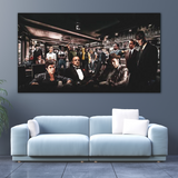 Godfather Scarface Character Canvas Wall Art-ChandeliersDecor