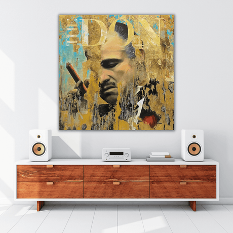 Godfather The Don Canvas Wall Art-ChandeliersDecor