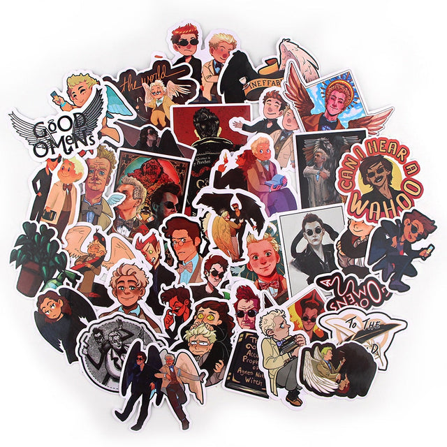 Good Omens Stickers – Unique Designs for Fans-ChandeliersDecor