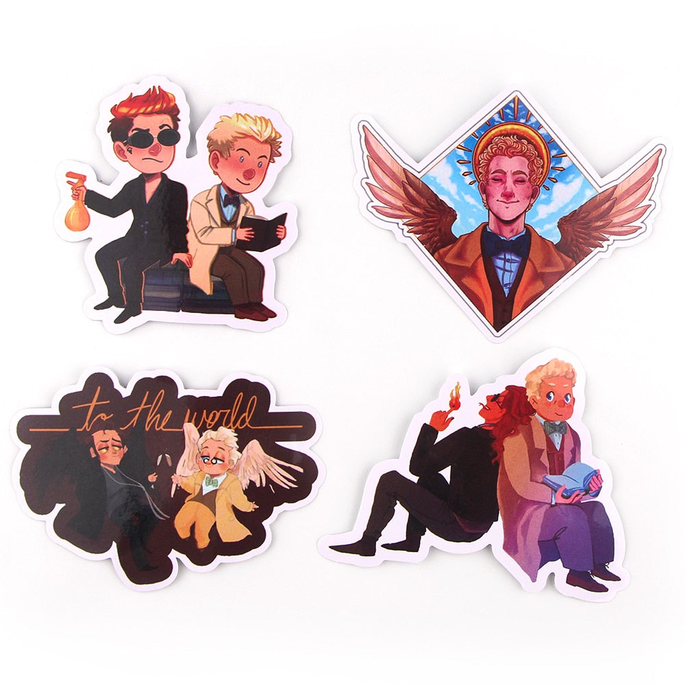 Good Omens Stickers – Unique Designs for Fans-ChandeliersDecor