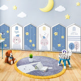 Goodnight Stars Kids Wall Padded Safety Cushions-ChandeliersDecor