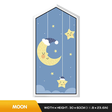 Goodnight Stars Kids Wall Padded Safety Cushions-ChandeliersDecor