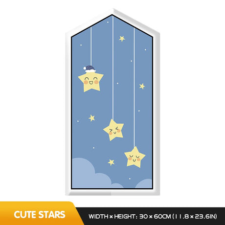 Goodnight Stars Kids Wall Padded Safety Cushions-ChandeliersDecor