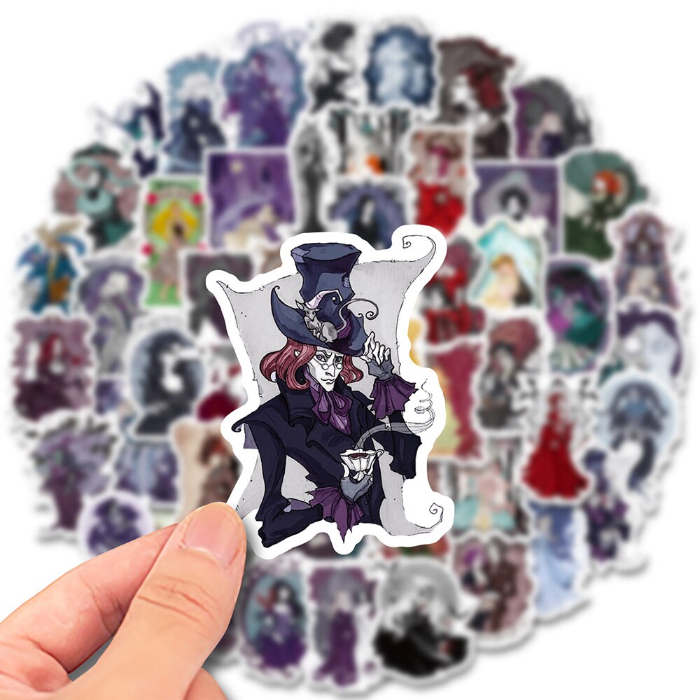 Gothic Anime Princess Witch Stickers Pack-ChandeliersDecor