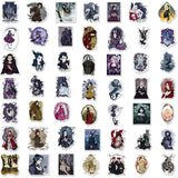 Gothic Anime Princess Witch Stickers Pack-ChandeliersDecor