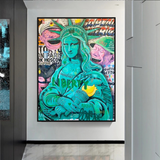 Graffiti Art Sculpture Statue Of Liberty Canvas Wall Art-ChandeliersDecor