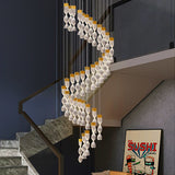 Grand Twirl Staircase Chandelier: Premium Lighting Solution