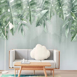 Green Leaf Wallpaper for Home Wall Decor-ChandeliersDecor