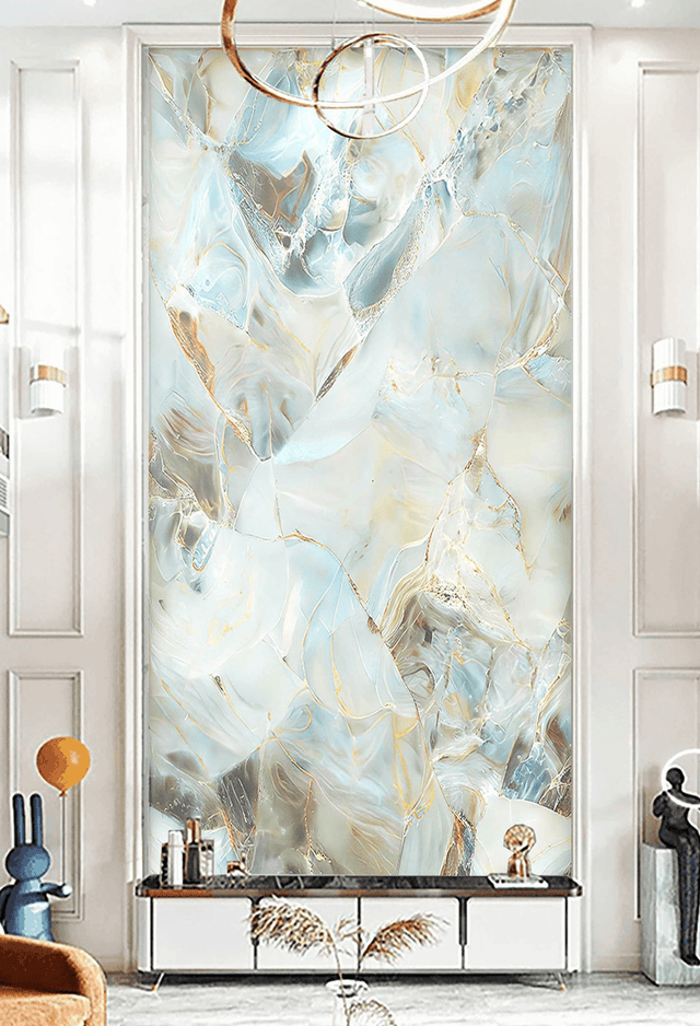 Green Stone Design - Marble Wallpaper Murals-ChandeliersDecor.com