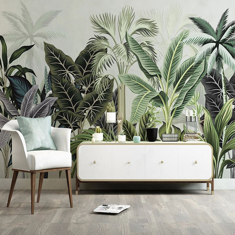 Green Trees Wallpaper: Refreshing Nature-Inspired Décor-ChandeliersDecor