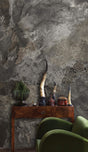 Grey Black Marble Mist Wallpaper Mural-ChandeliersDecor.com