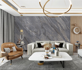 Grey Fog Stone Design - Marble Wallpaper Murals-ChandeliersDecor