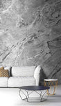 Grey Tone Natural Stone Wallpaper Mural-ChandeliersDecor.com