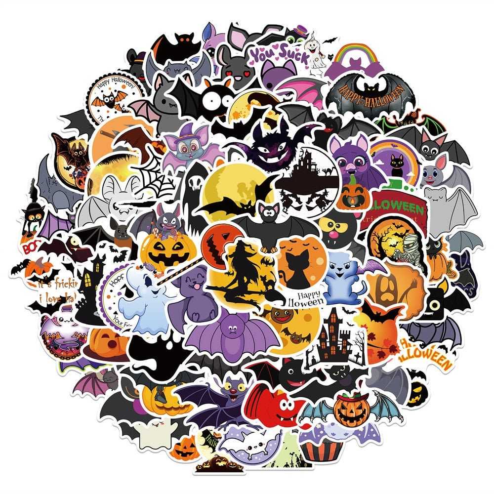 Halloween Stickers: Spooky Decorations for All Ages-ChandeliersDecor