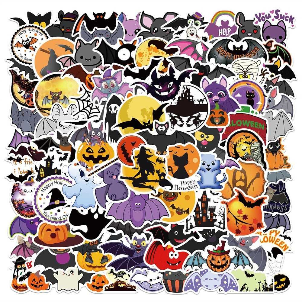 Halloween Stickers: Spooky Decorations for All Ages-ChandeliersDecor