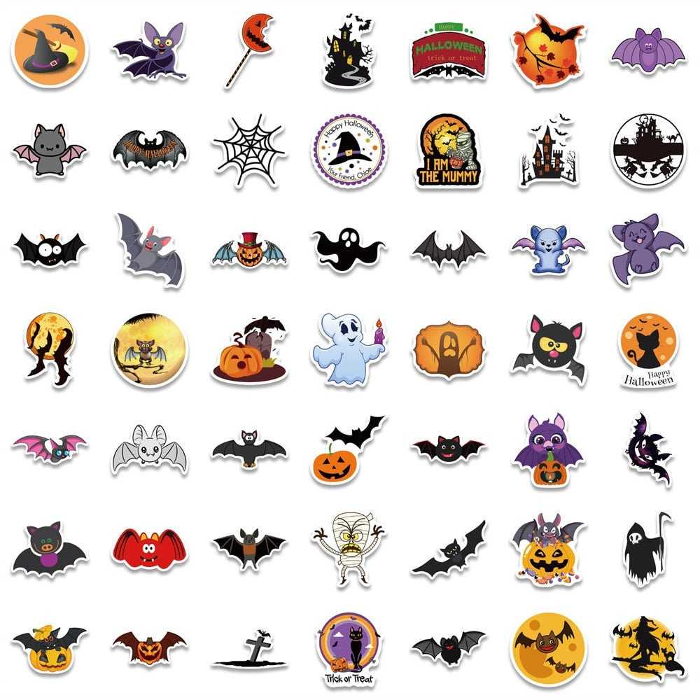 Halloween Stickers: Spooky Decorations for All Ages-ChandeliersDecor