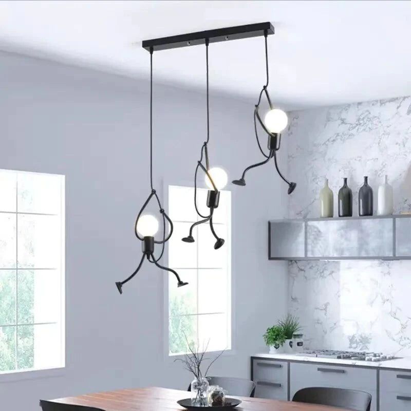 Hangman Climbing Pendant Lamp-ChandeliersDecor