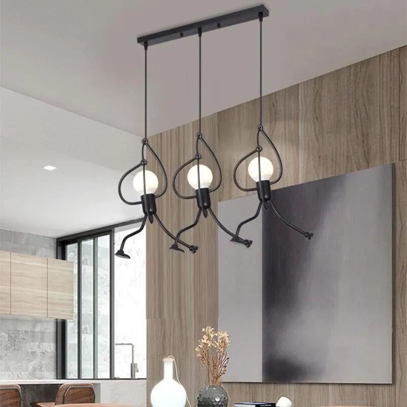 Hangman Climbing Pendant Lamp-ChandeliersDecor