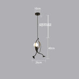 Hangman Climbing Pendant Lamp-ChandeliersDecor