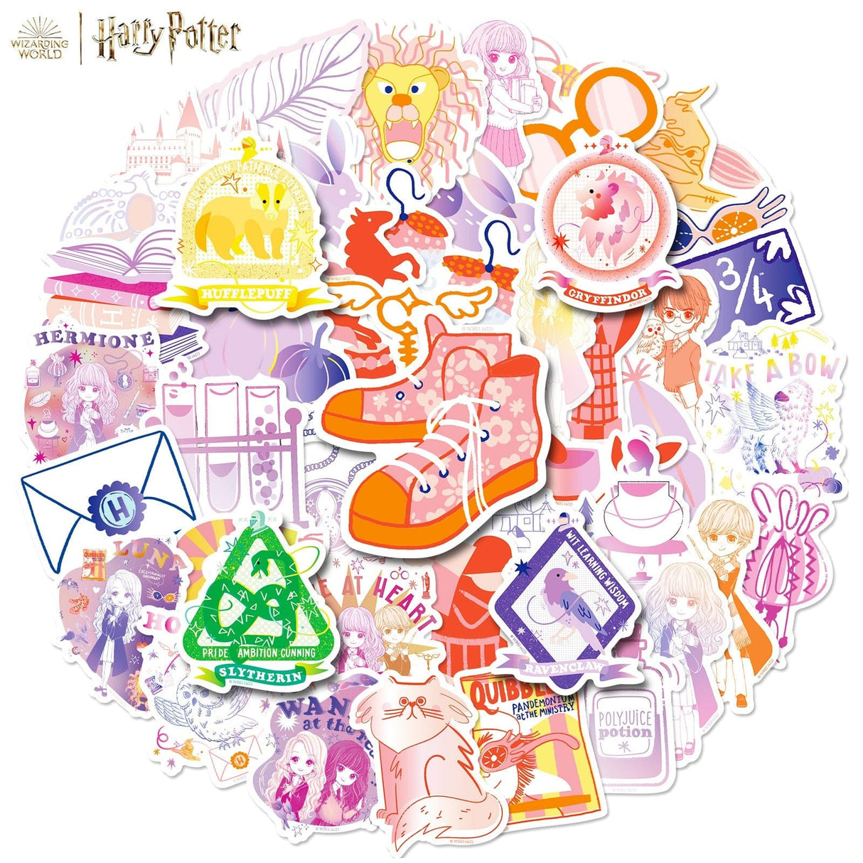 Harry Potter Stickers Pack - Exclusive Collection-ChandeliersDecor